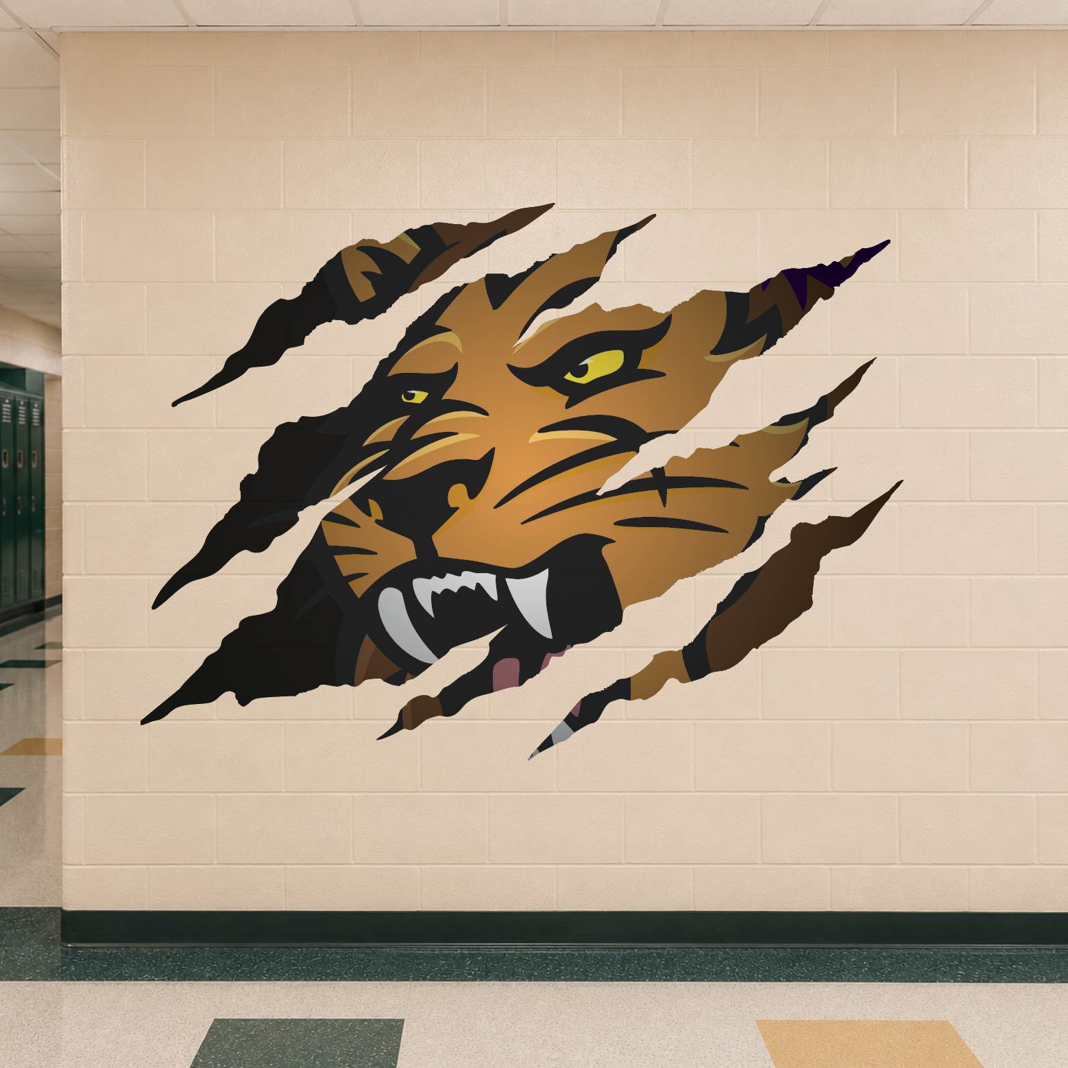 Lion Clawmark Wall Sticker