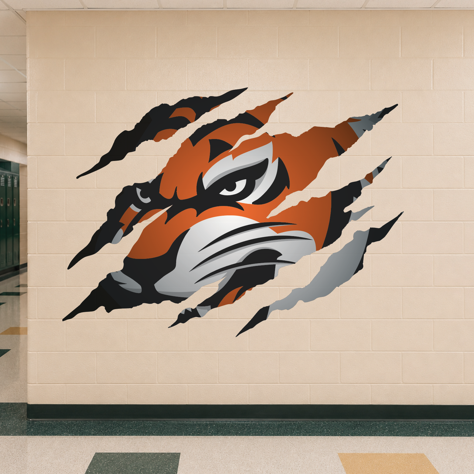 Tiger Clawmark Wall Sticker