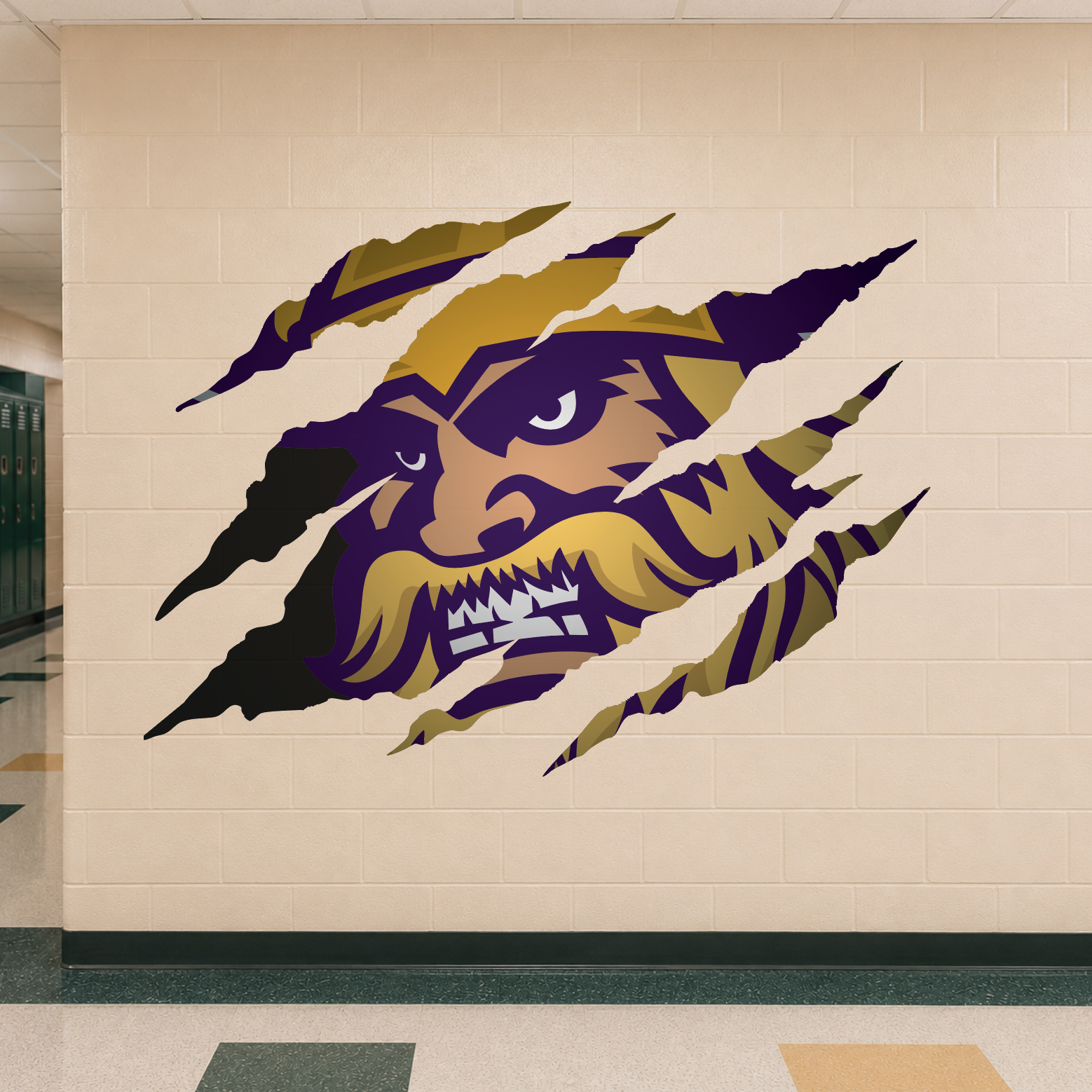 Viking Clawmark Wall Sticker